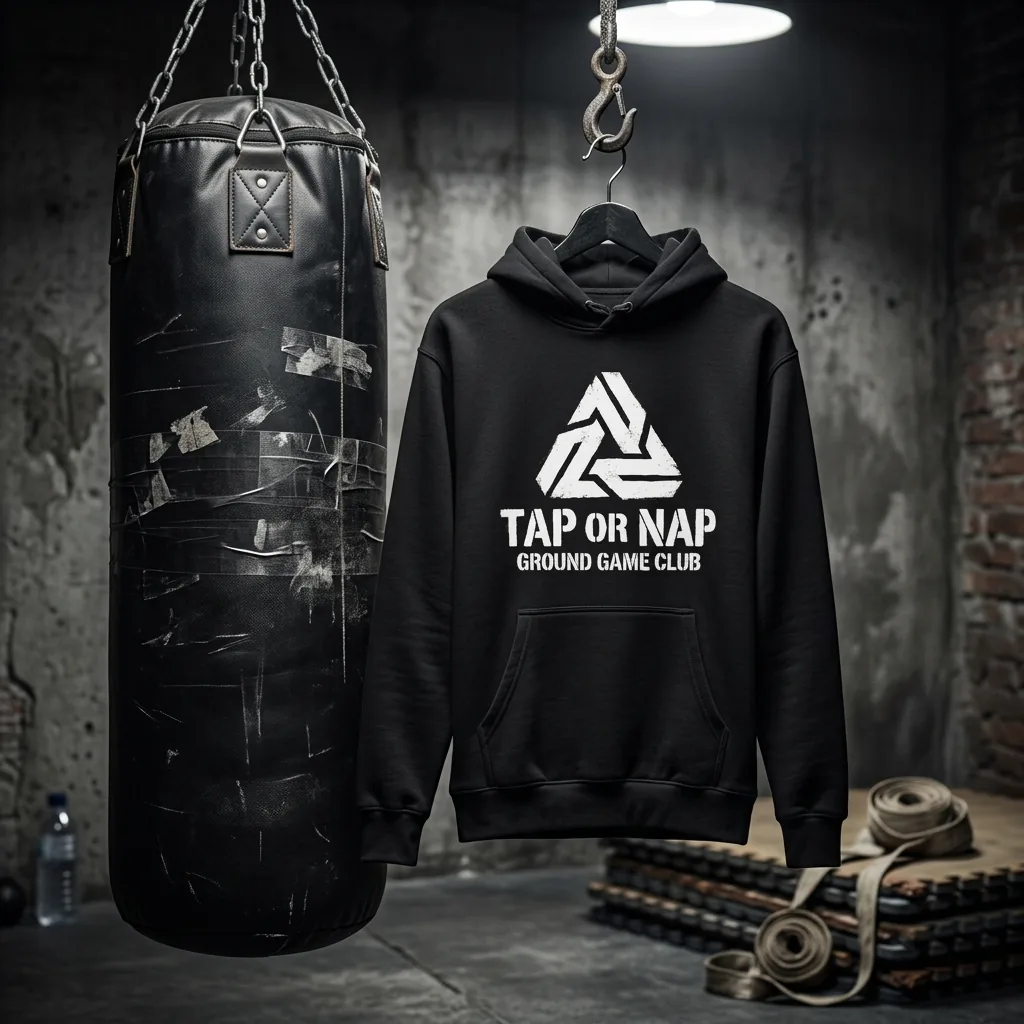 Tap or Nap - Ground Game Club design printed on Unisex Urban Hoodie